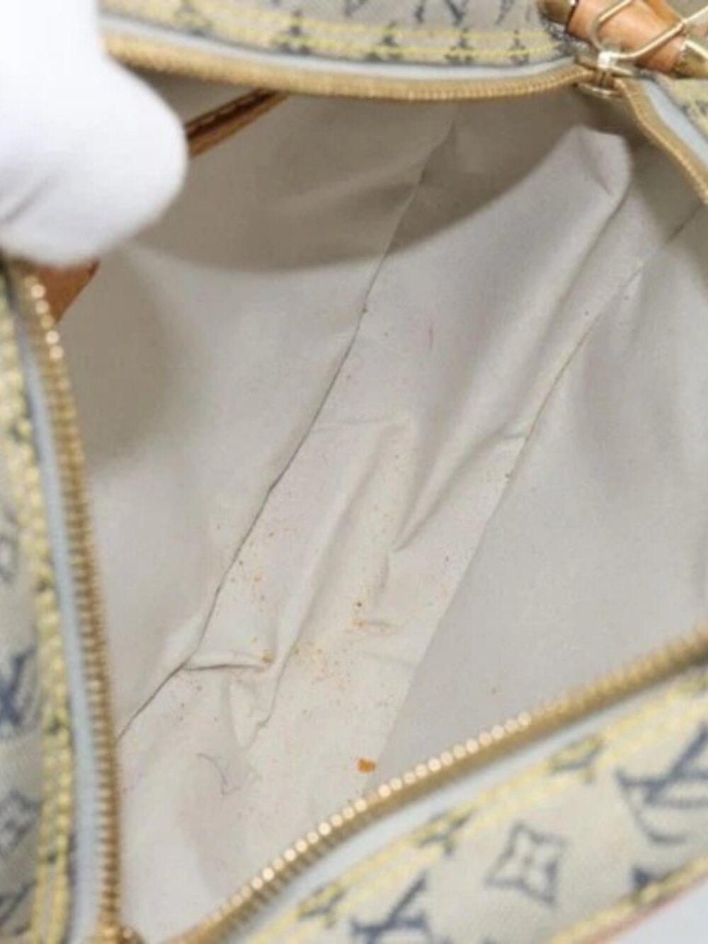 LOUIS VUITTON Monogram Mini Jeanne GM Shoulder Bag Blue M92000 LV Auth BA9672 - Picture 10 of 16